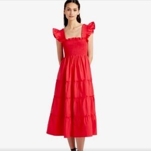 Hill House Red Midi Dress